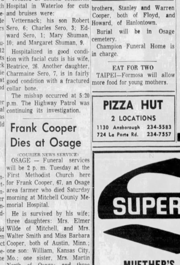 Clipping from The Courier